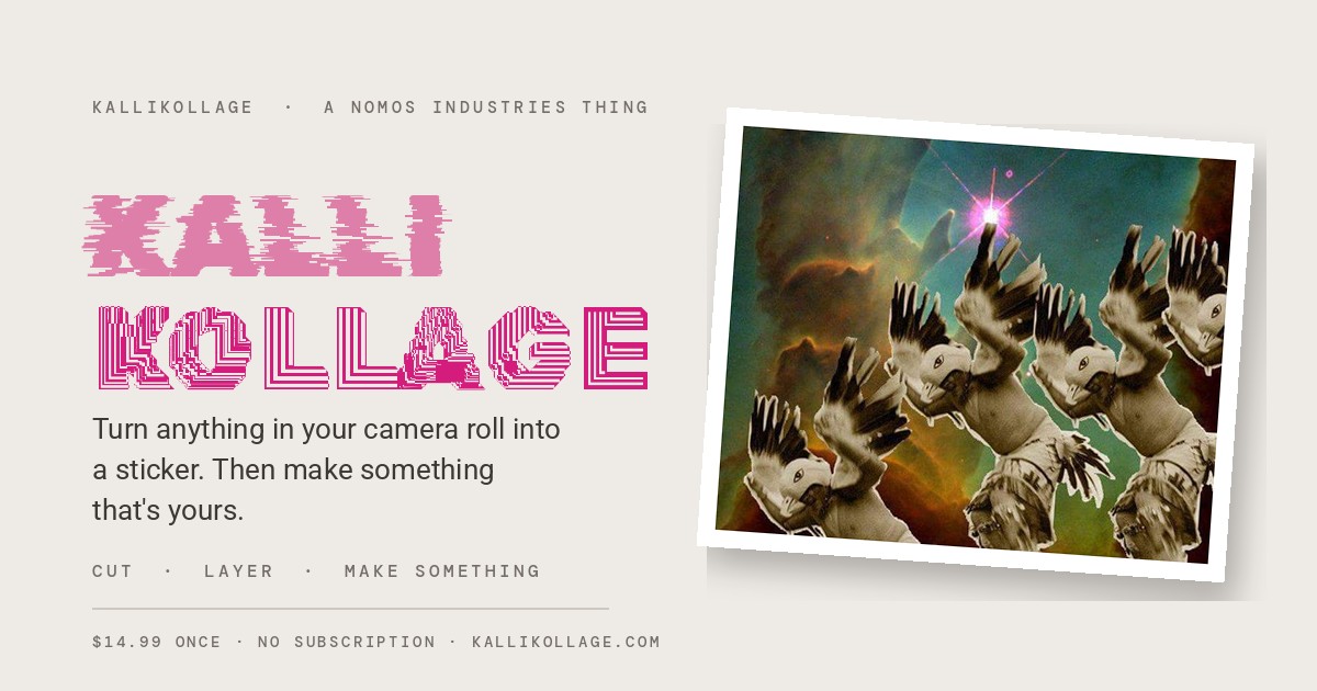 Kallikollage website preview